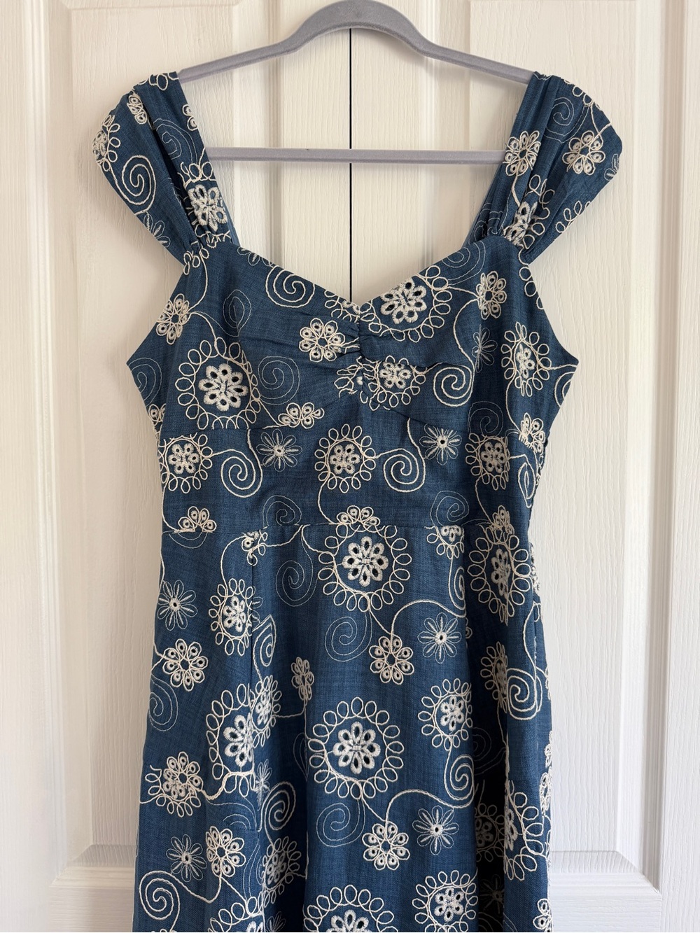 Joie Floral Smocked Midi Dress